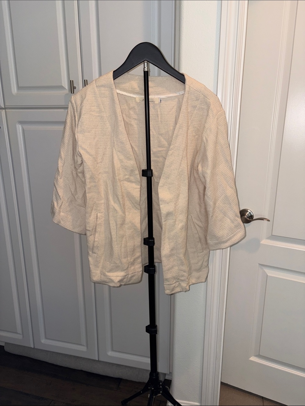 At Dawn Kimono Open-Front Cream Women's Jacket